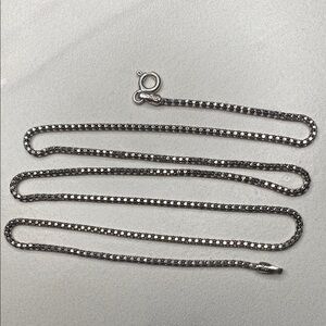 18.5" Sterling Silver‎ Chain Necklace 925